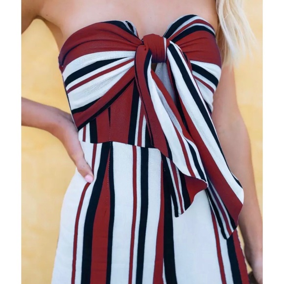 ‼️LAST‼️Strapless wide leg Jumpsuit - Picture 5 of 6